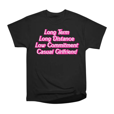 Long Term Casual Girlfriend Hot Pink Barbiecore Slogan