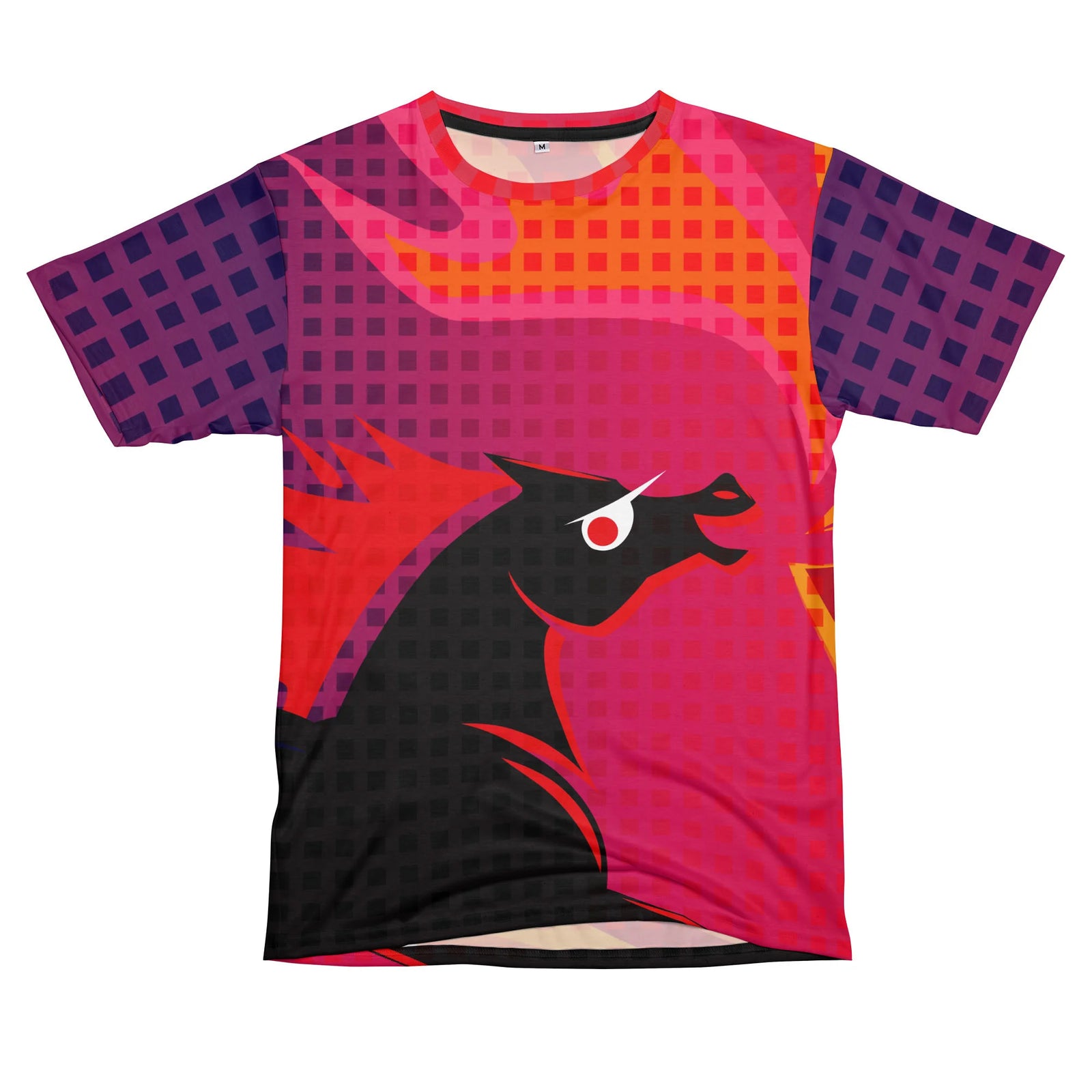 Fire Breathing Pony Cut and Sew TShirt