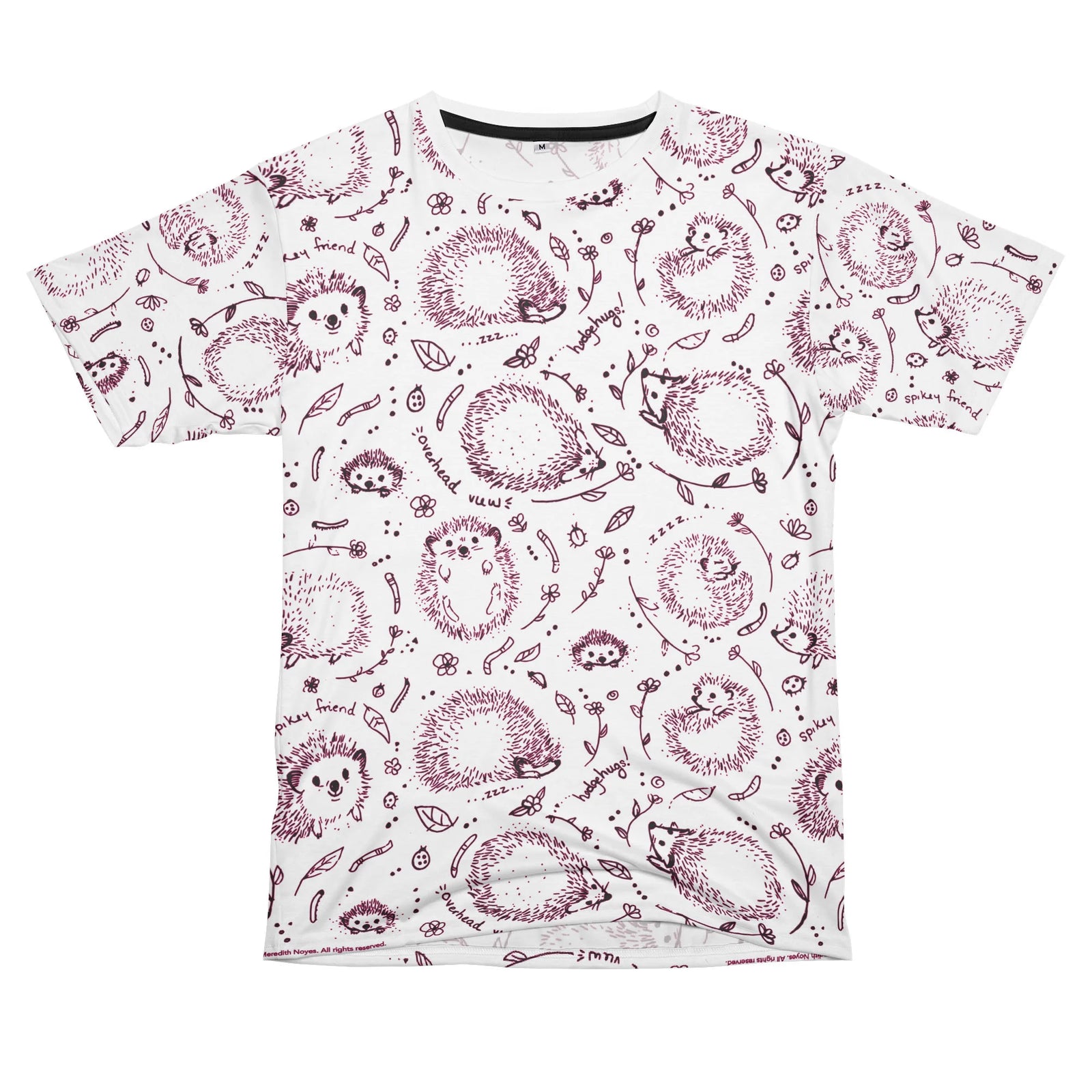 Hedgehog Print T-Shirt