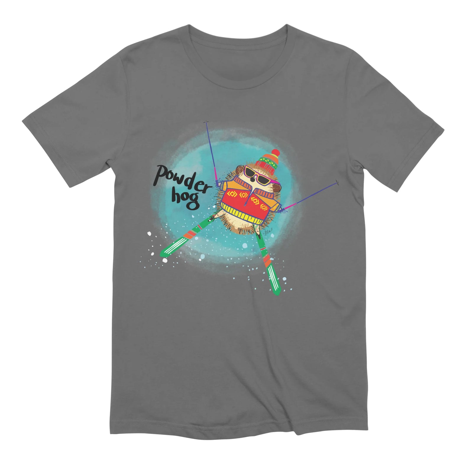 Powder Hog Skiing Hedgehog