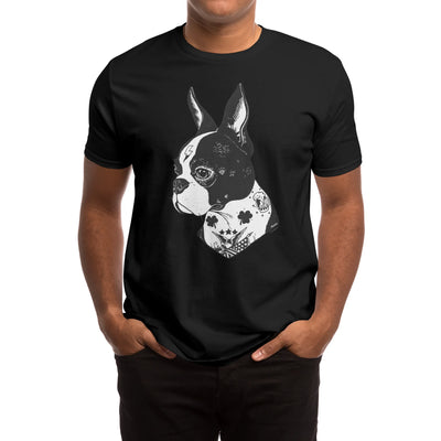 Tattooed Boston Terrier