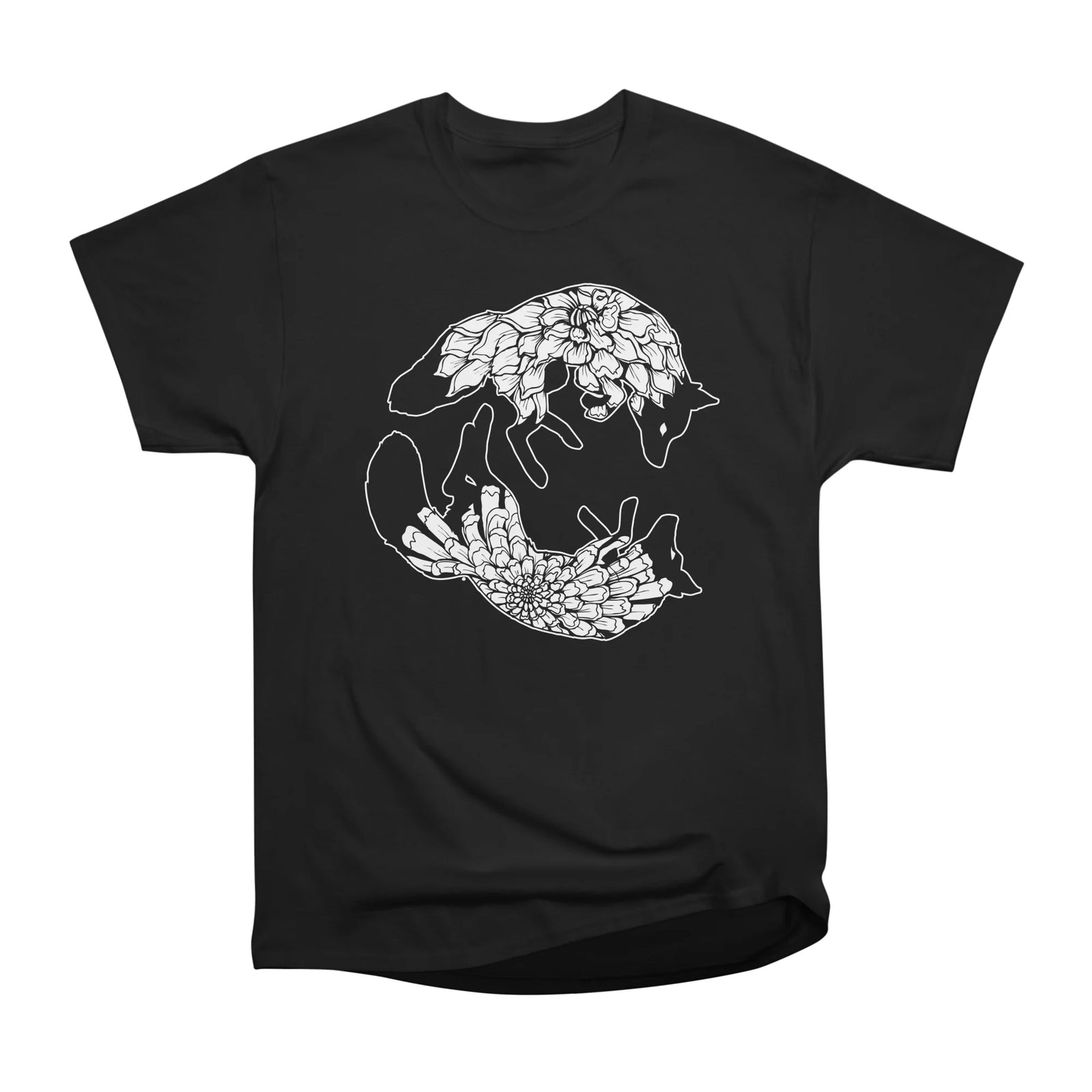 Fox Flower Spirit - Black Linework