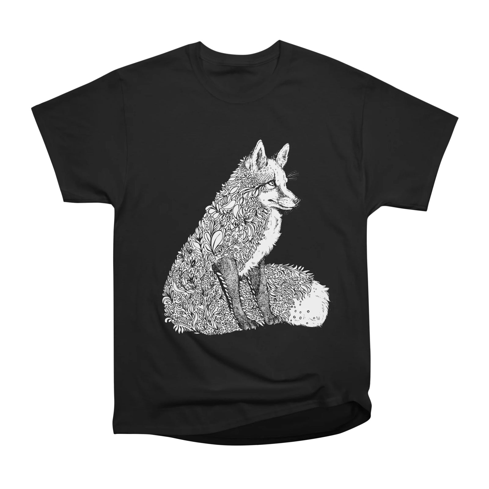Fox Garden - Black Lineart
