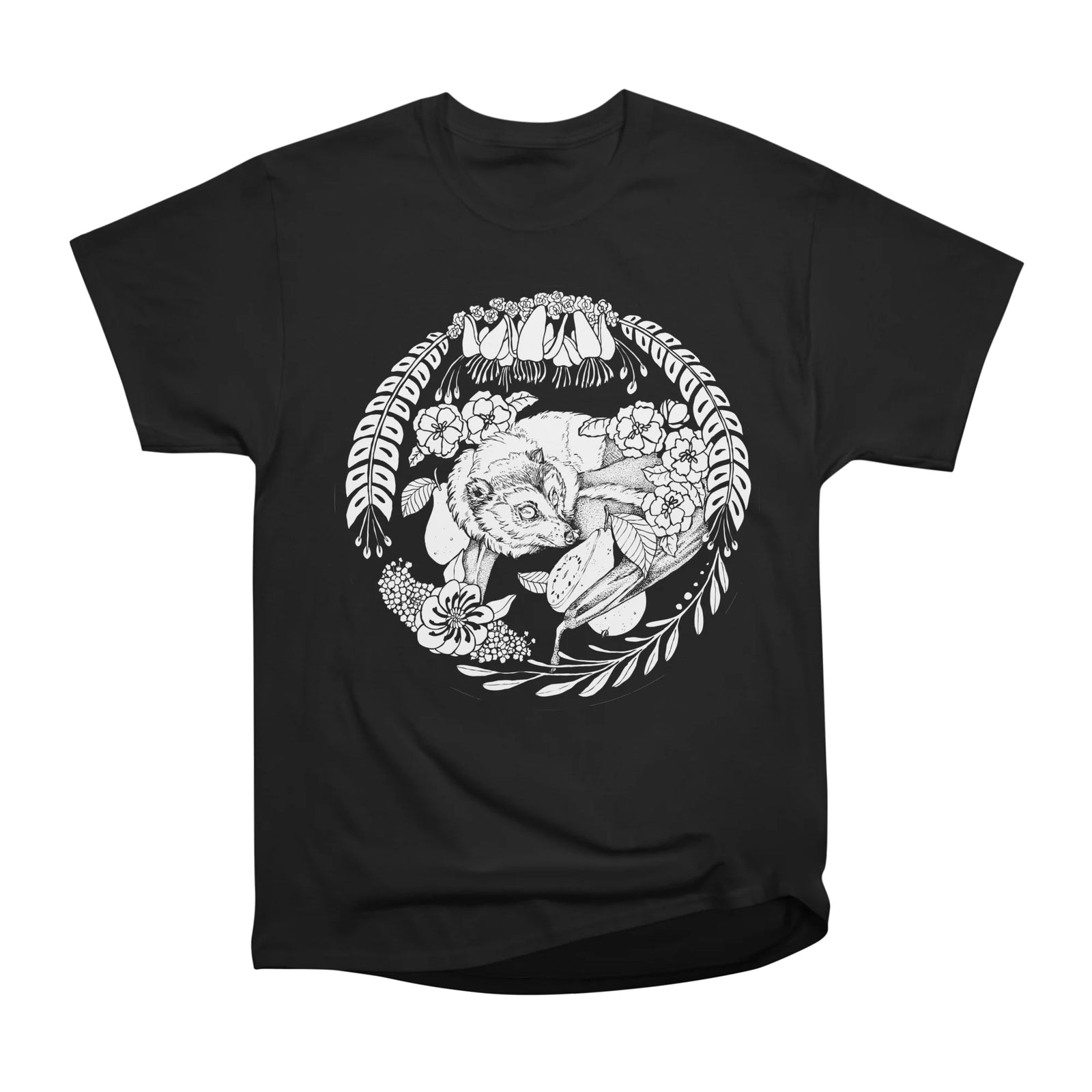 Guava Fruit Bat - Black and White