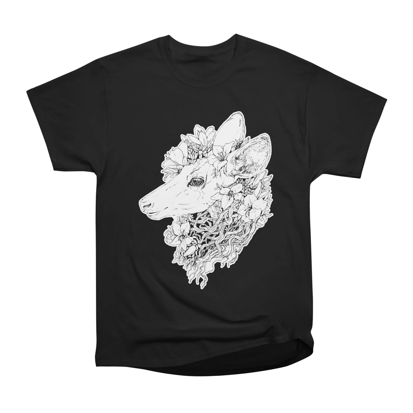Lily Deer - Black Line Version