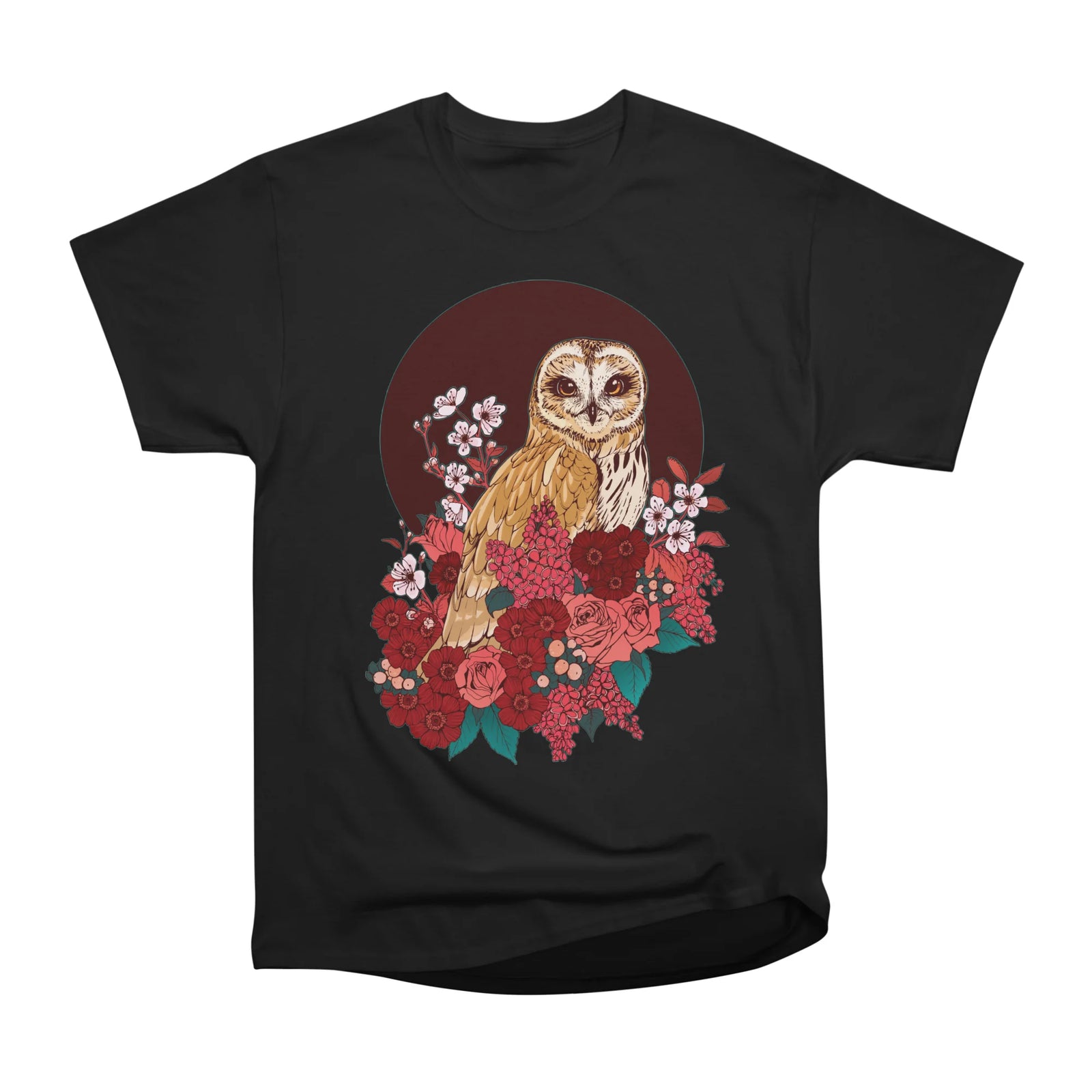 Owl Floral Eclipse