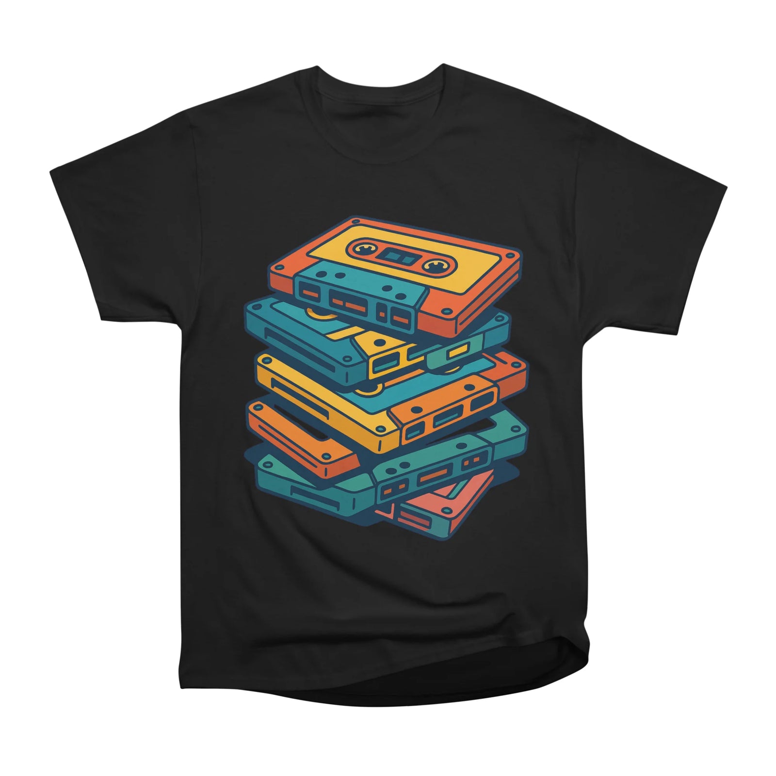 Retro Cassette Stack