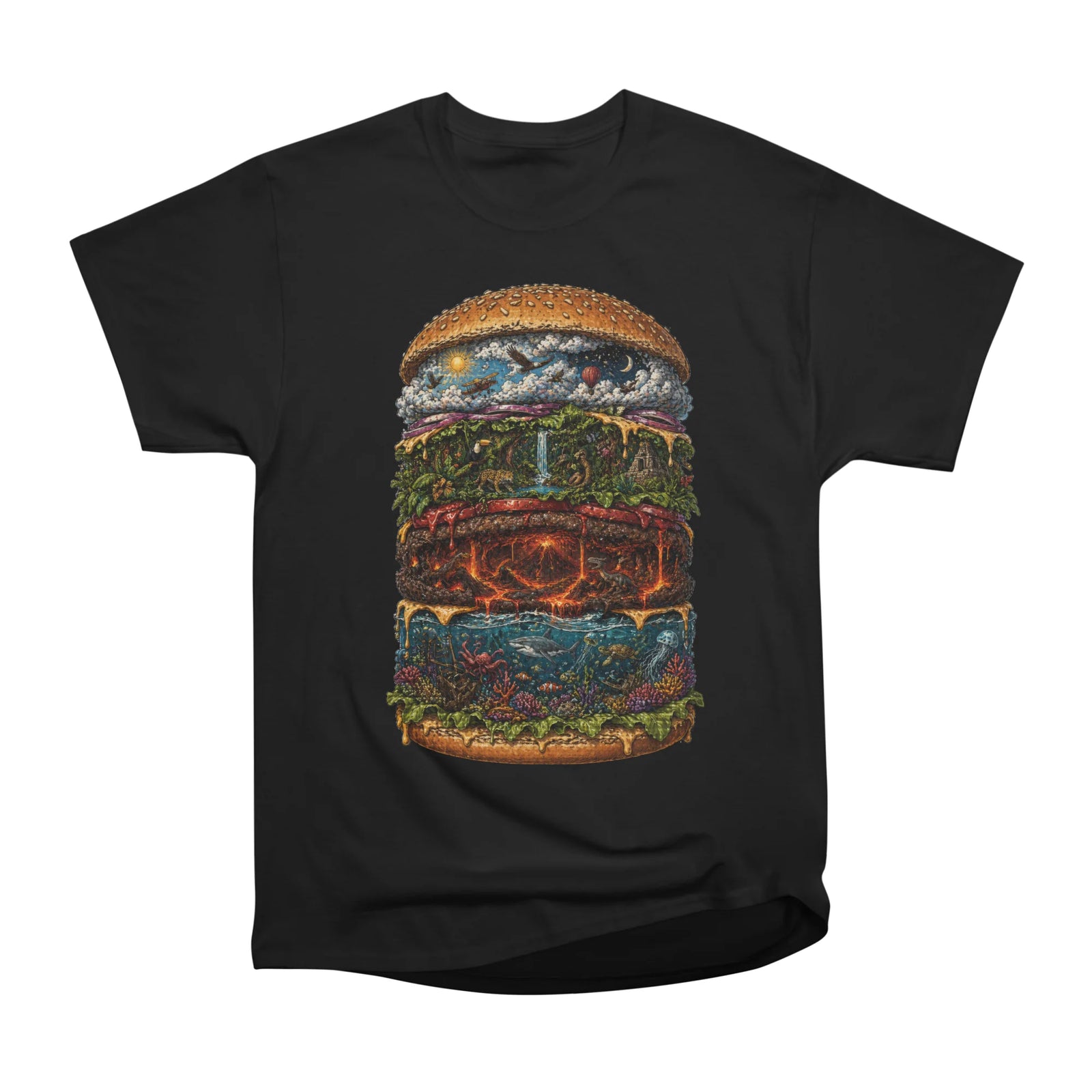 Universe Inside a Burger