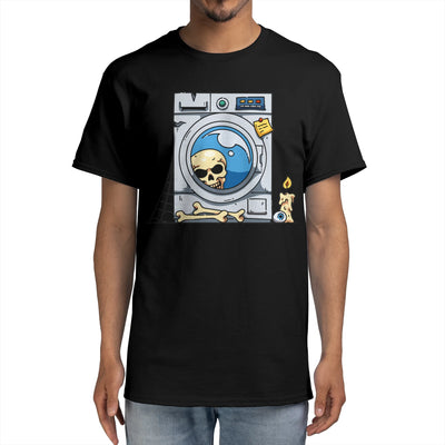 Skull Inside Washing Machine