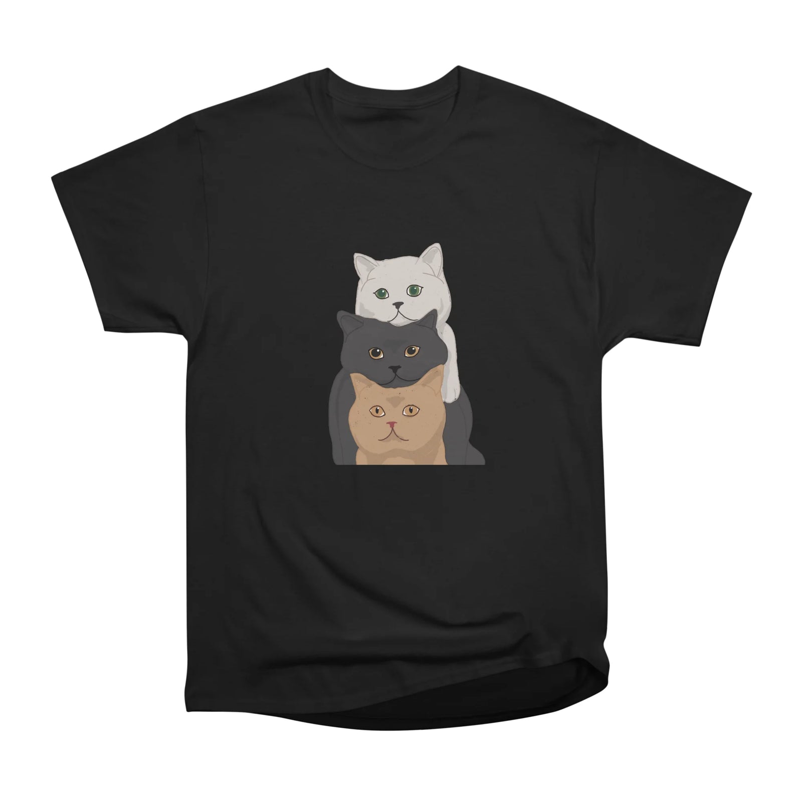 3 cat statue