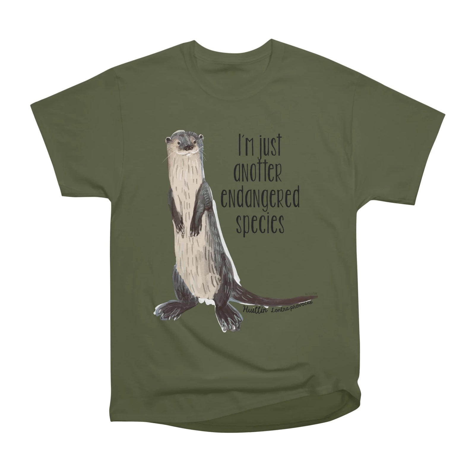 Endangered Huillin river otter