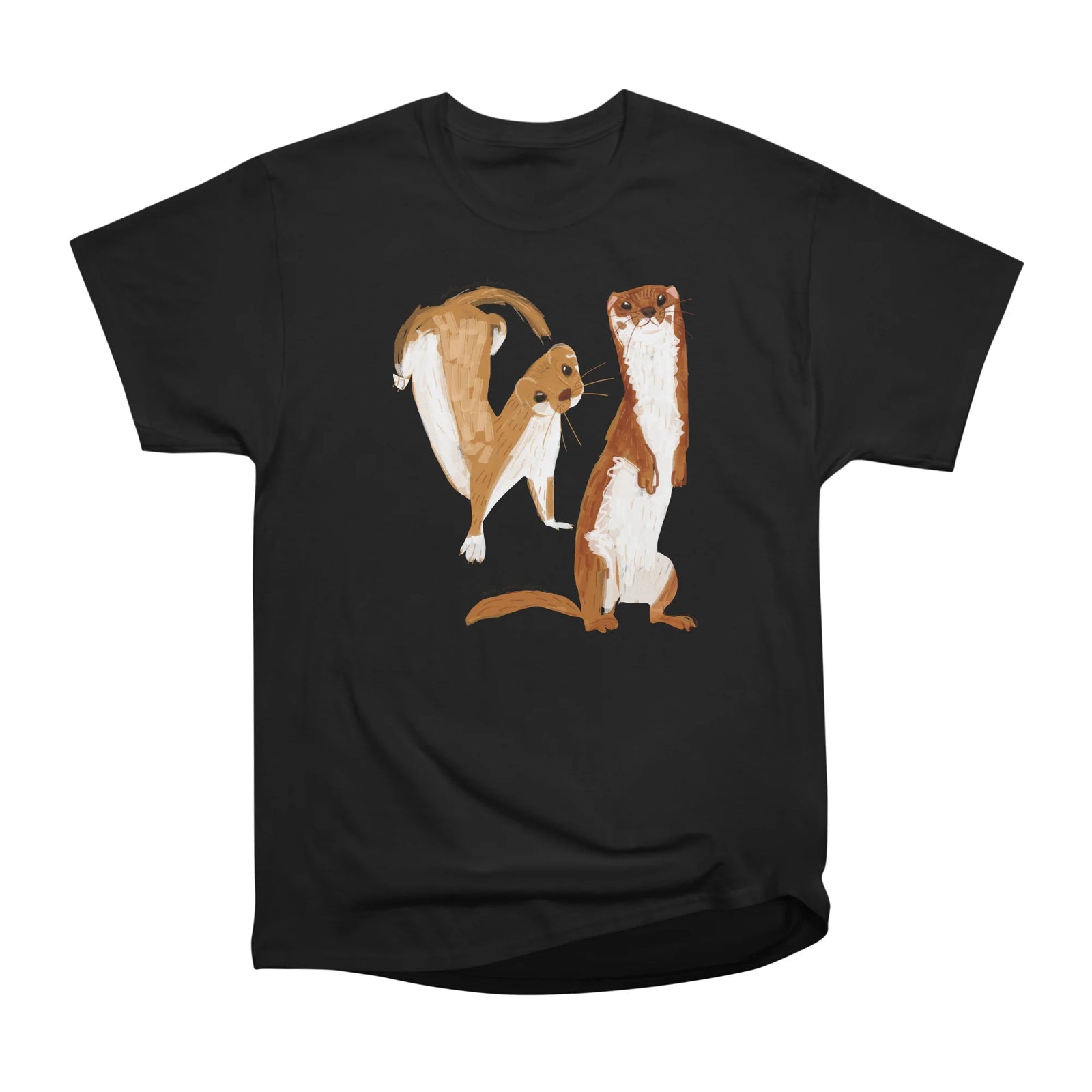 Funny Weasel Mustela Nivalis
