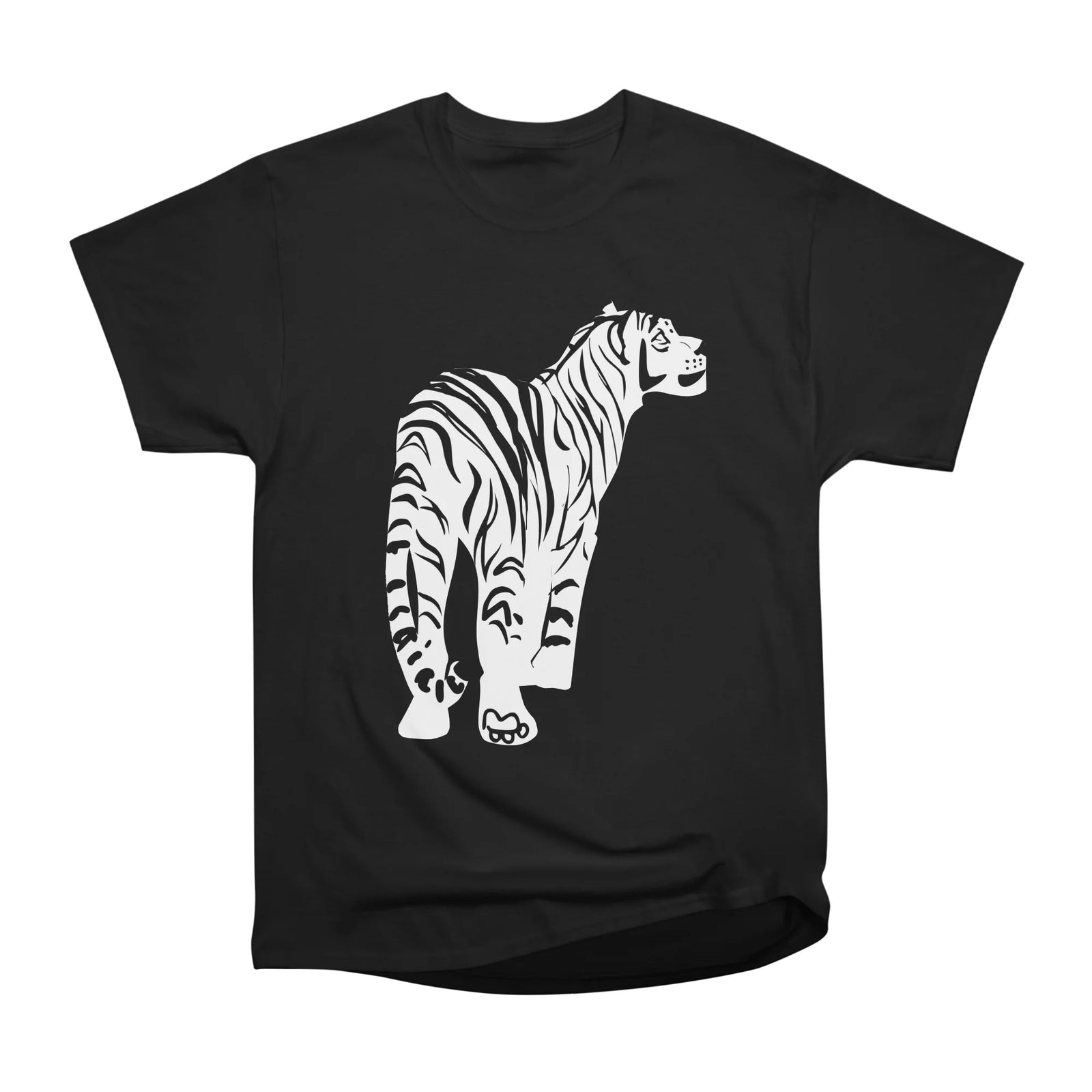 White tiger in Peri background