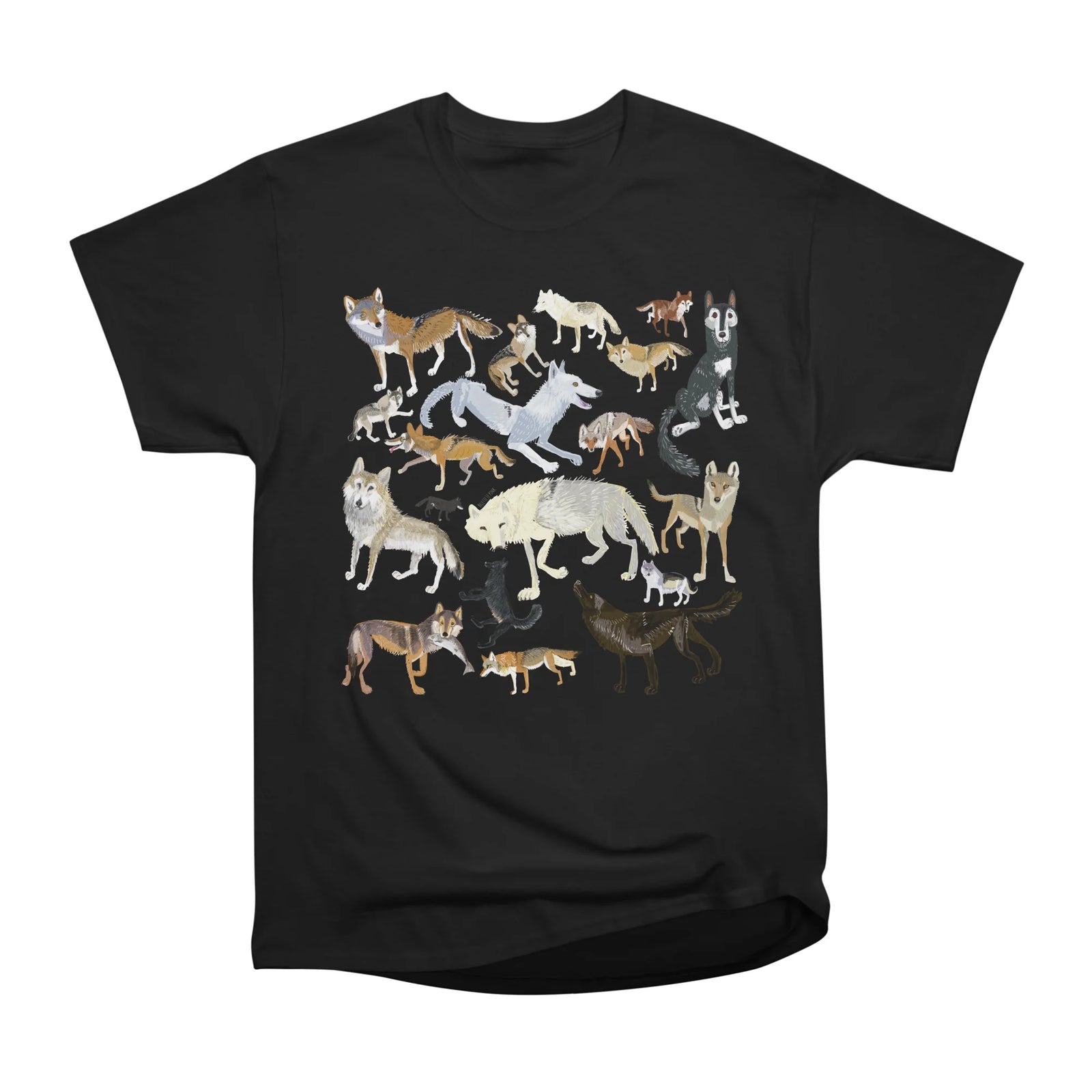 Wolves of the World in green