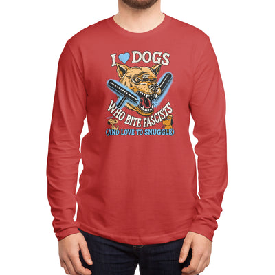 I HEART DOGS WHO LOVE FASCISTS RED