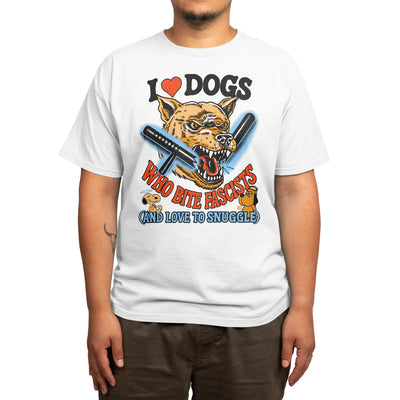 I HEART DOGS WHO LOVE FASCISTS WHITE