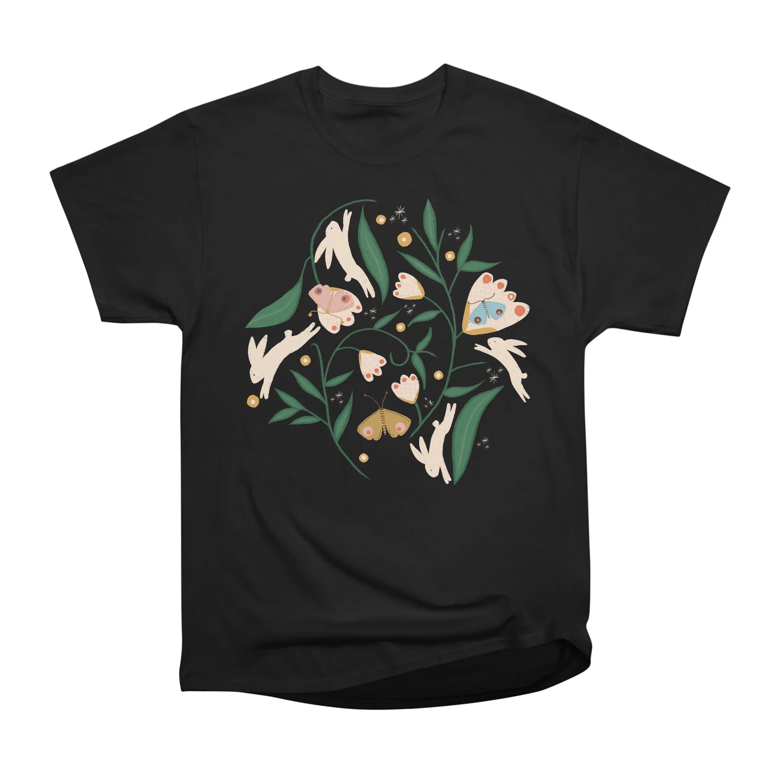 Cute Forest Bunny Floral