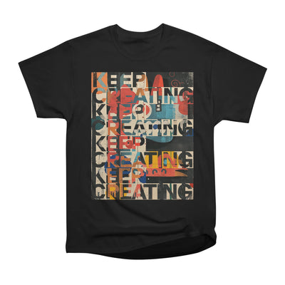 KEEP CREATING POSTER WARM COLORS MIX