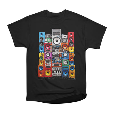 Pure Techno Soundsystem Vintage Audio Hifi 80s 90s Music Dj Pop Art