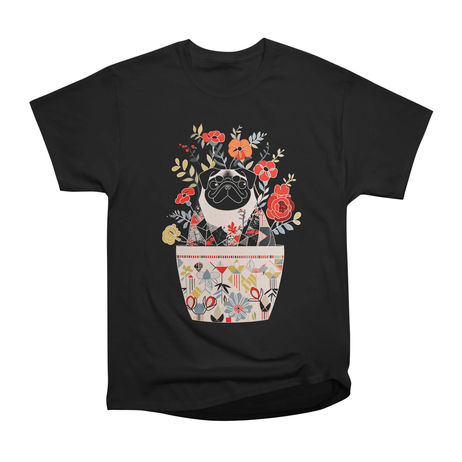 Flower Pot Pug