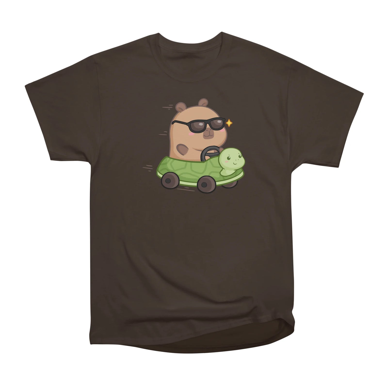 Capybara Turtle Car