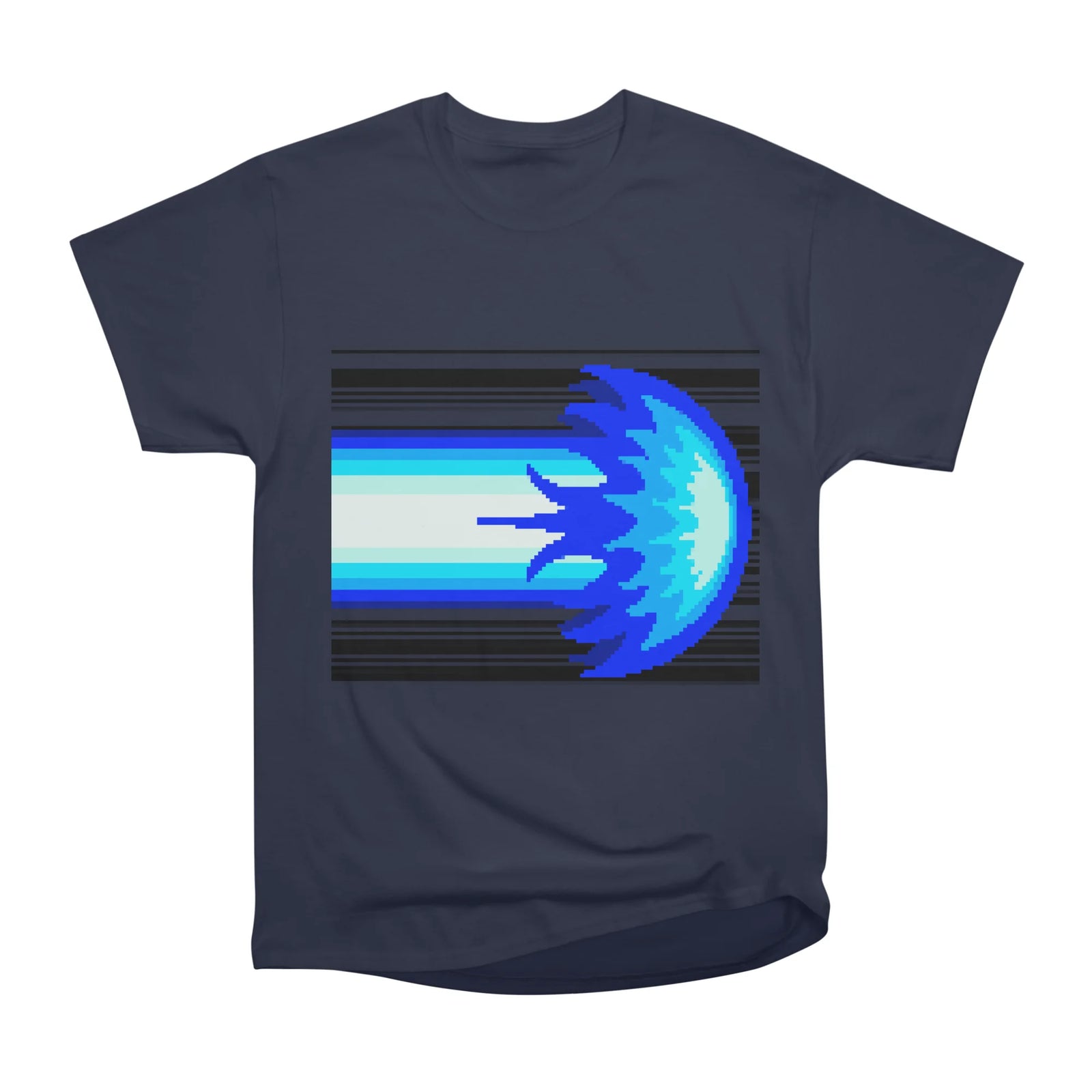8-bit video game fire ball energy blast
