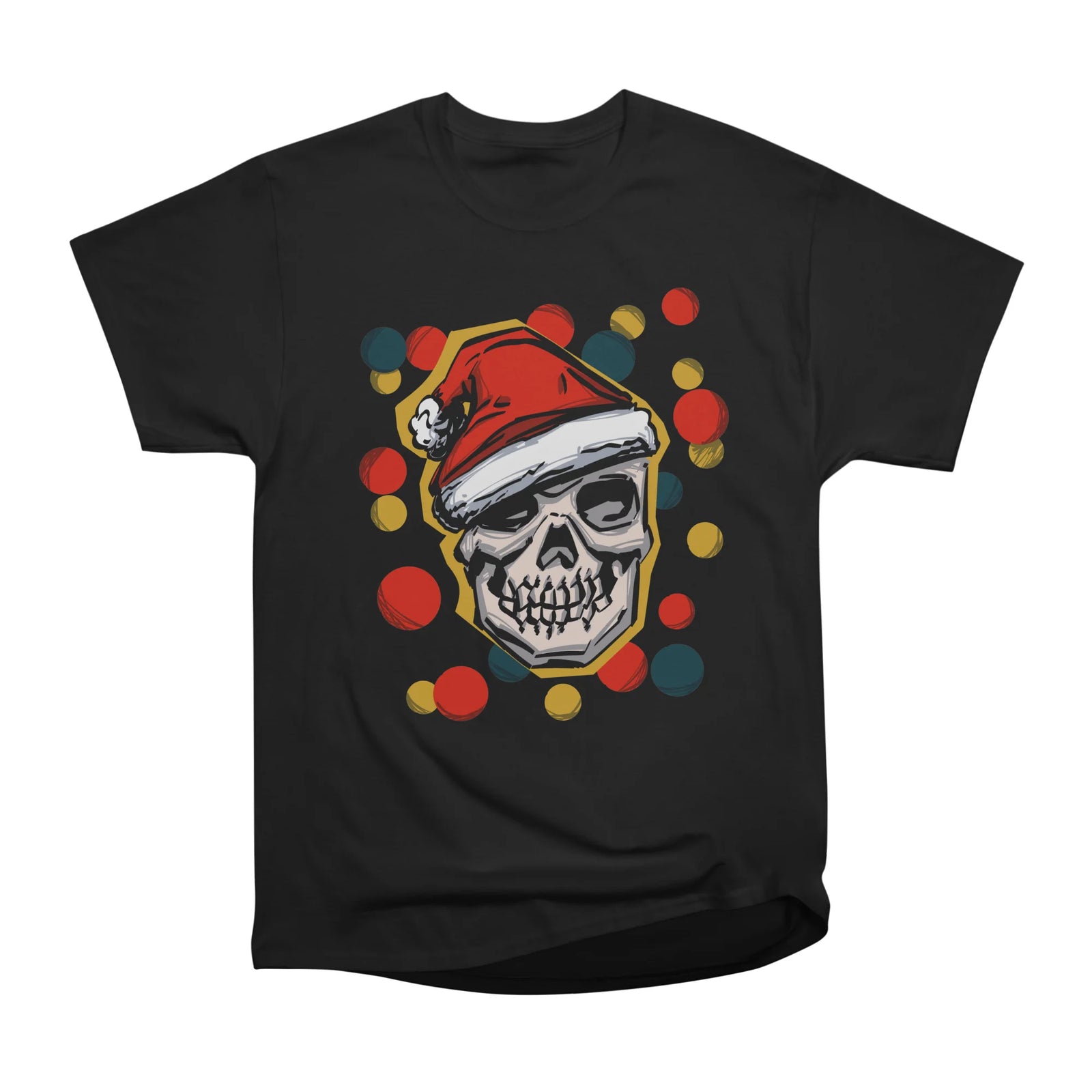 Christimas Skull with Santa hat
