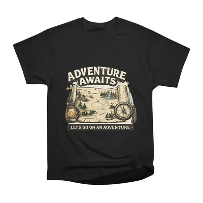 Adventure Awaits Let's Go On An Adventure Vintage Map Art