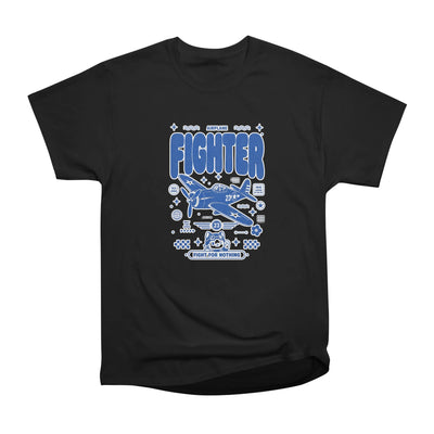 Fighter Airplane Legend Vintage Pilot Cat Streetwear Design