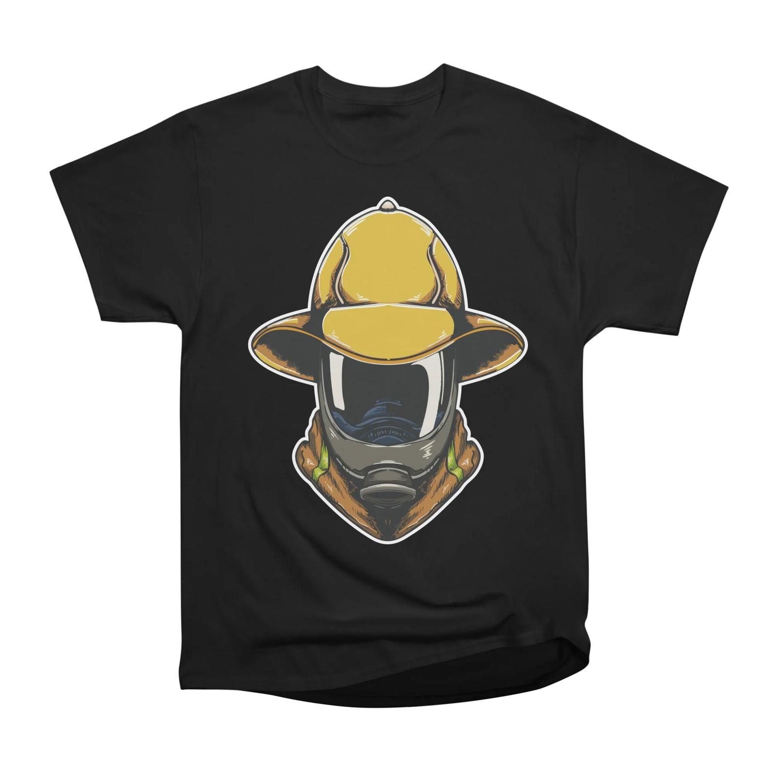 Firefighter Helmet Gas Mask First Responder Hero Design