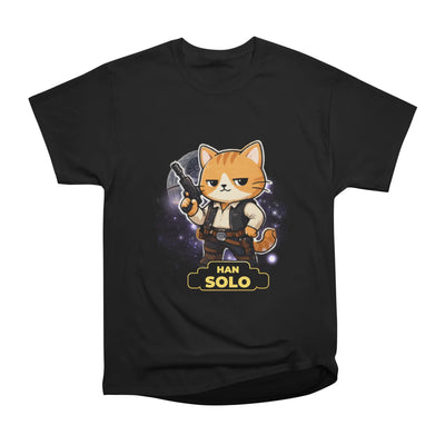 Han Solo Cat - Galactic Smuggler Orange Tabby Parody