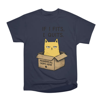 If I Fits I Quits Funny Grumpy Cat Abandon All Hope Box
