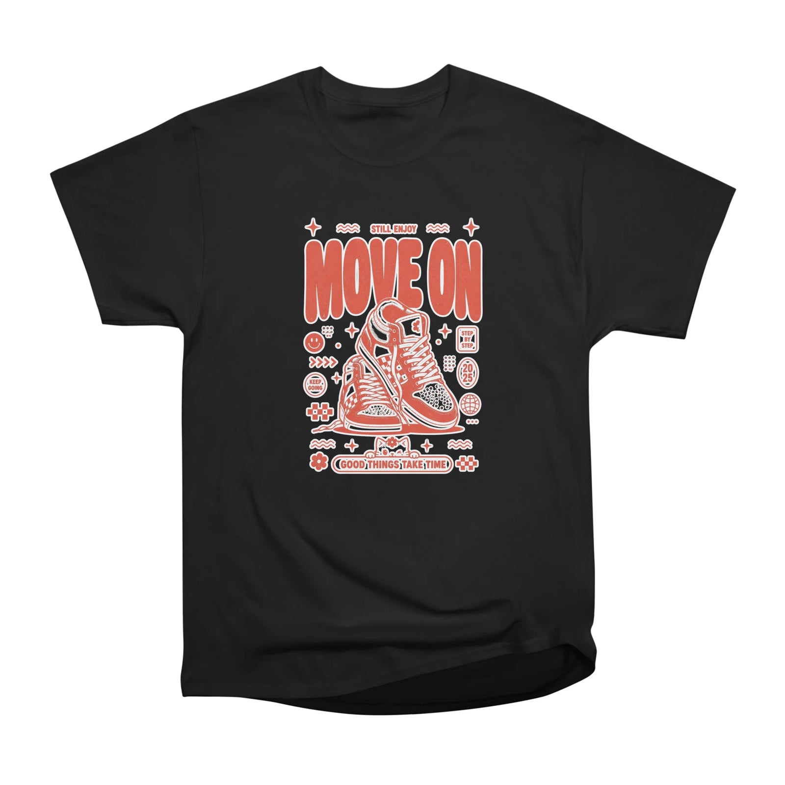 Move On Sneakers Vintage Retro Sneakerhead Typography