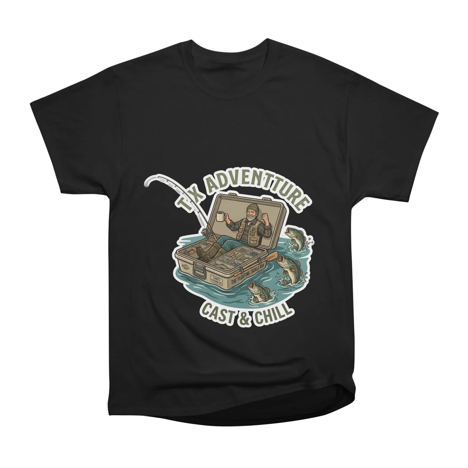 Tackle Box Adventure - Funny Fishing Tackle Box Design