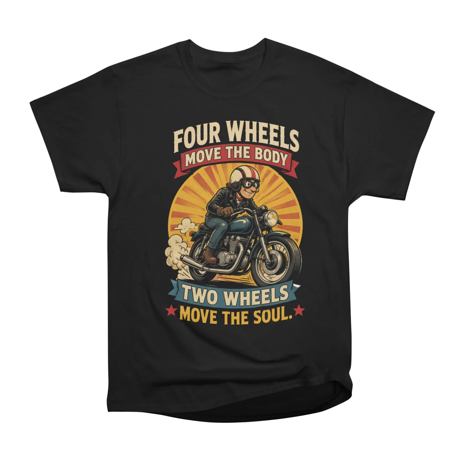 Two Wheels Move The Soul - Inspirational Motorcycle Biker Quote