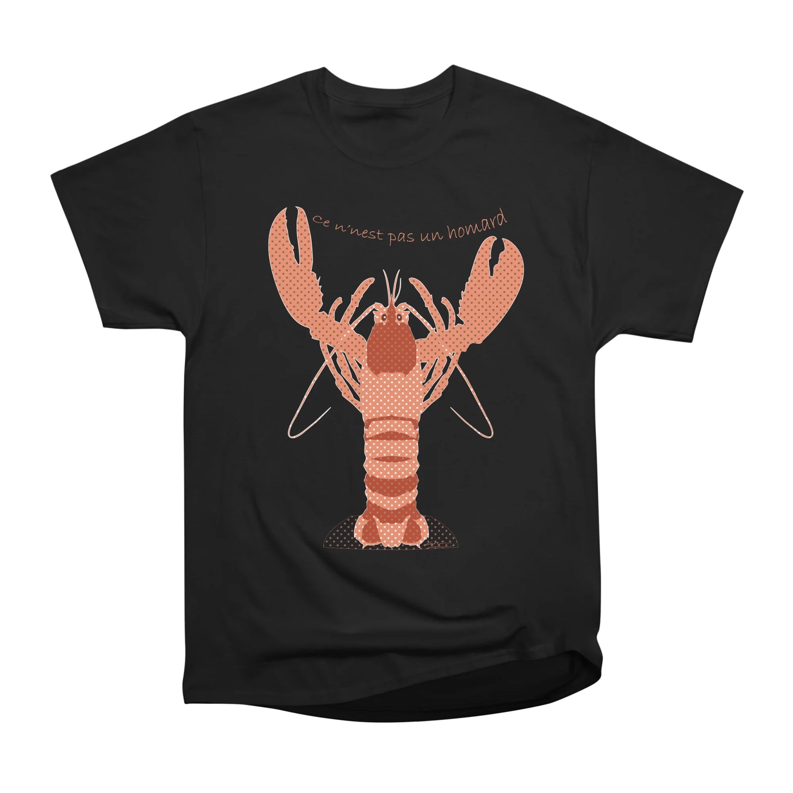 ce n'nest pas un homard — this is not a lobster