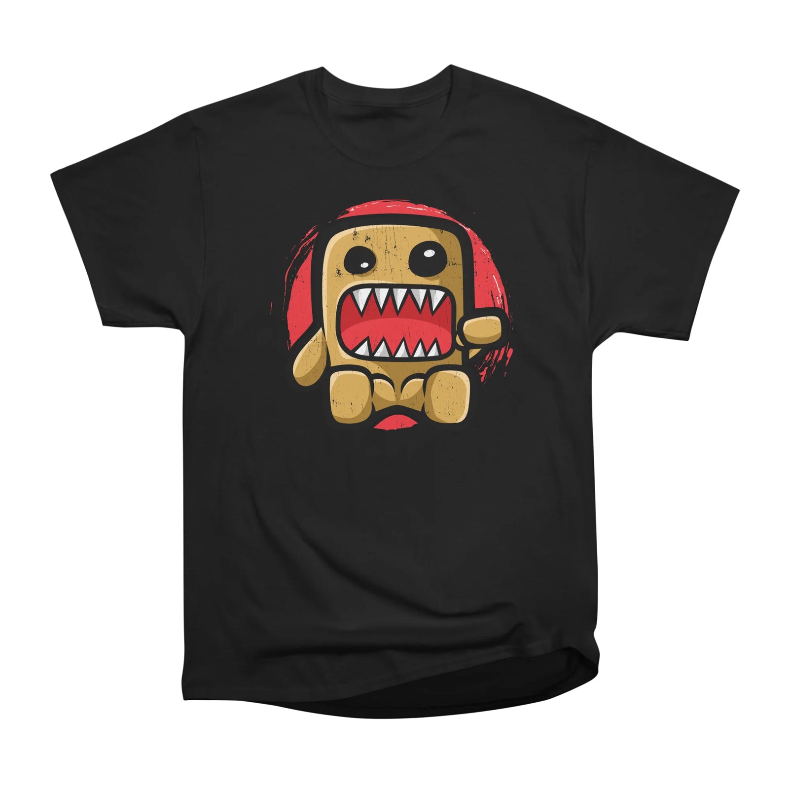 Domo-kun: Iconic Japanese Mascot With Retro Grunge