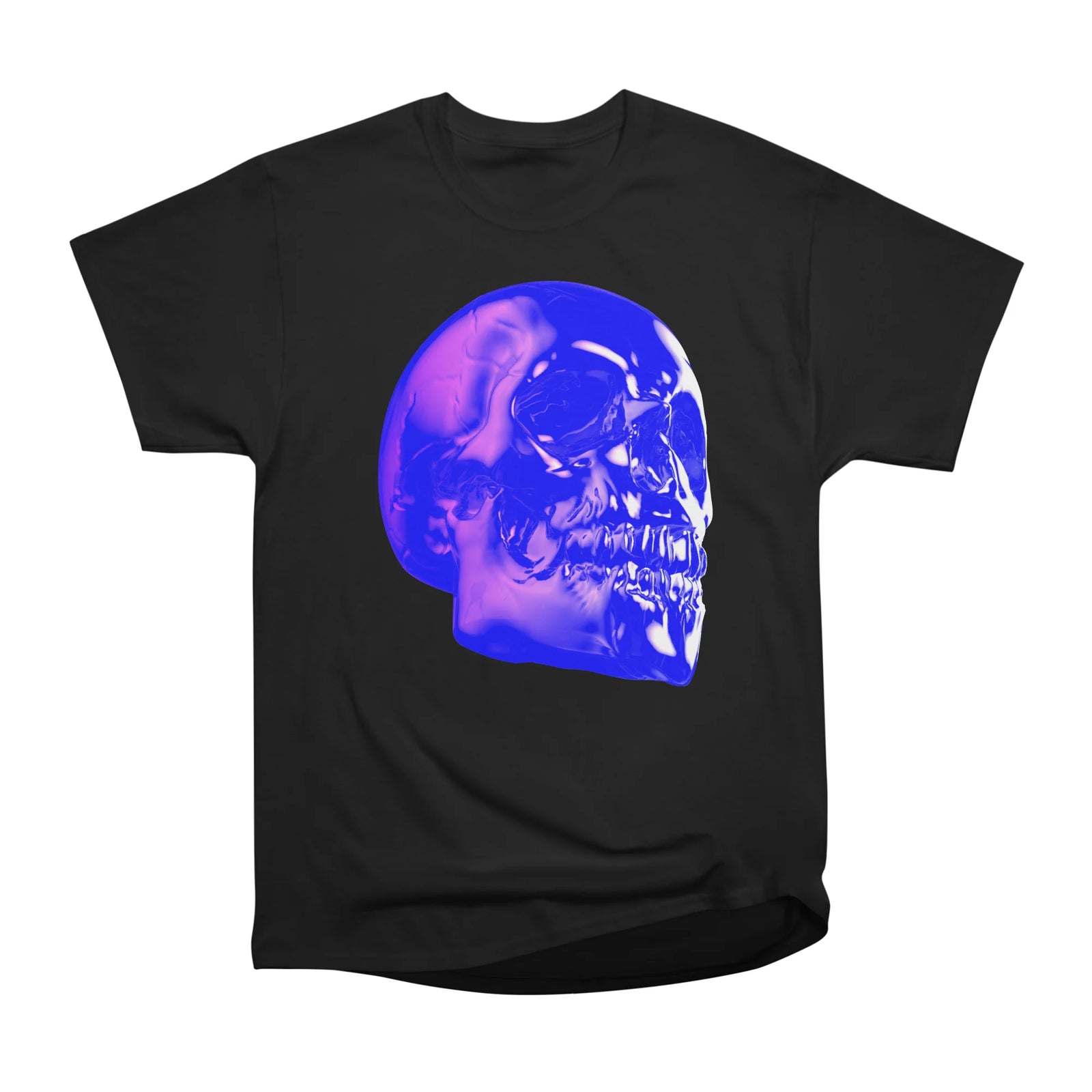 Skull Horror - Synthwave Undead Skull 3D