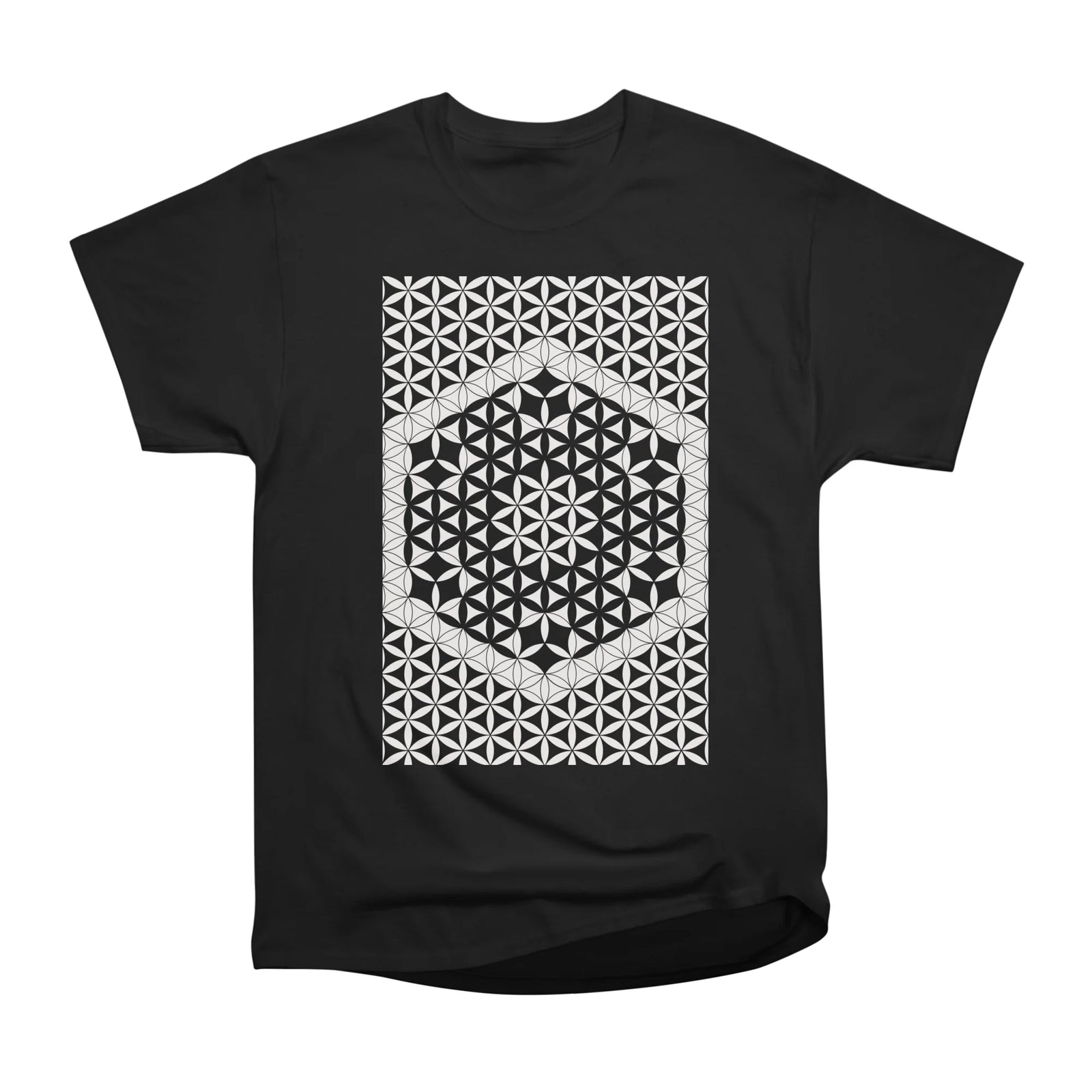 Flower of Life Black White 1