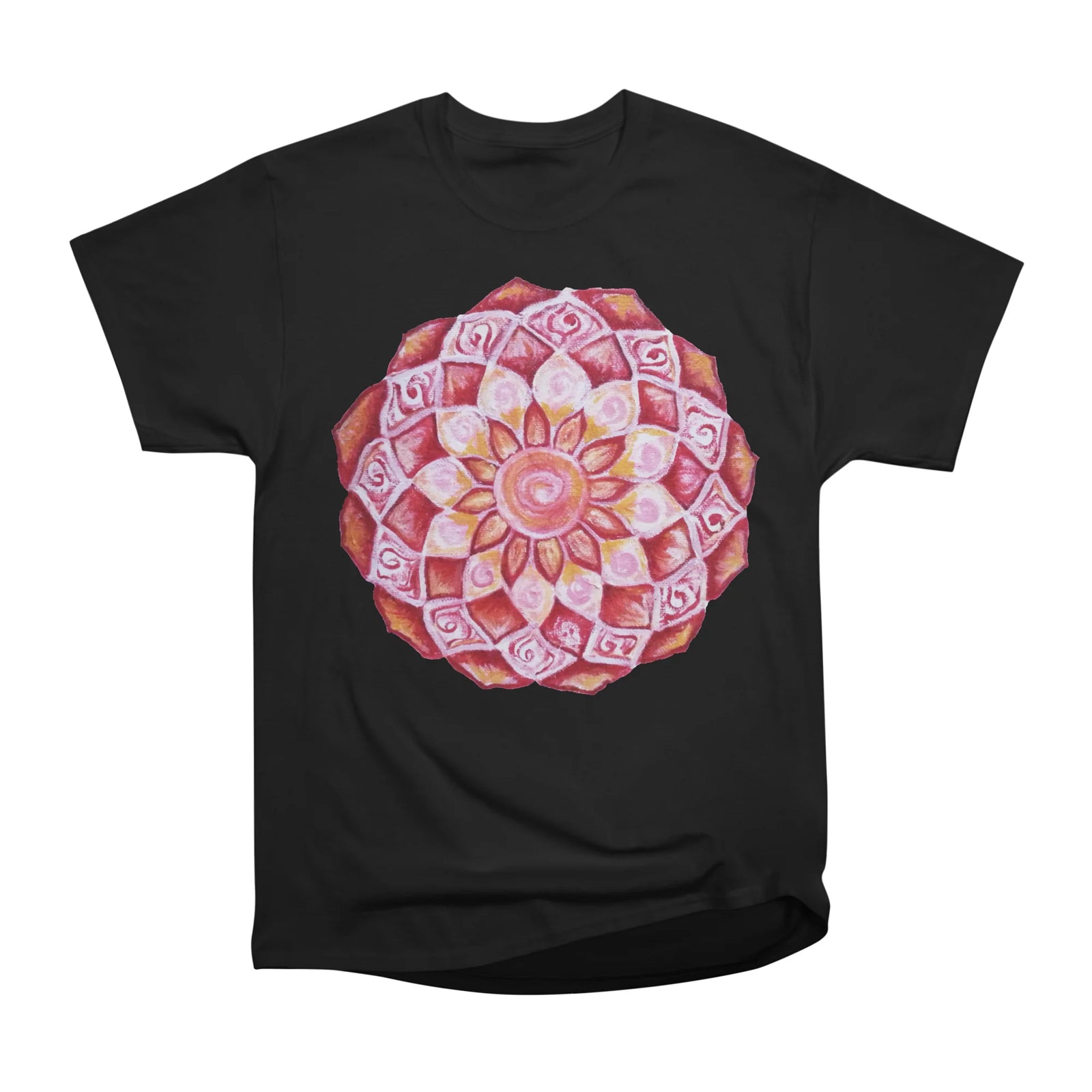 Red Mandala Torus Acrylic