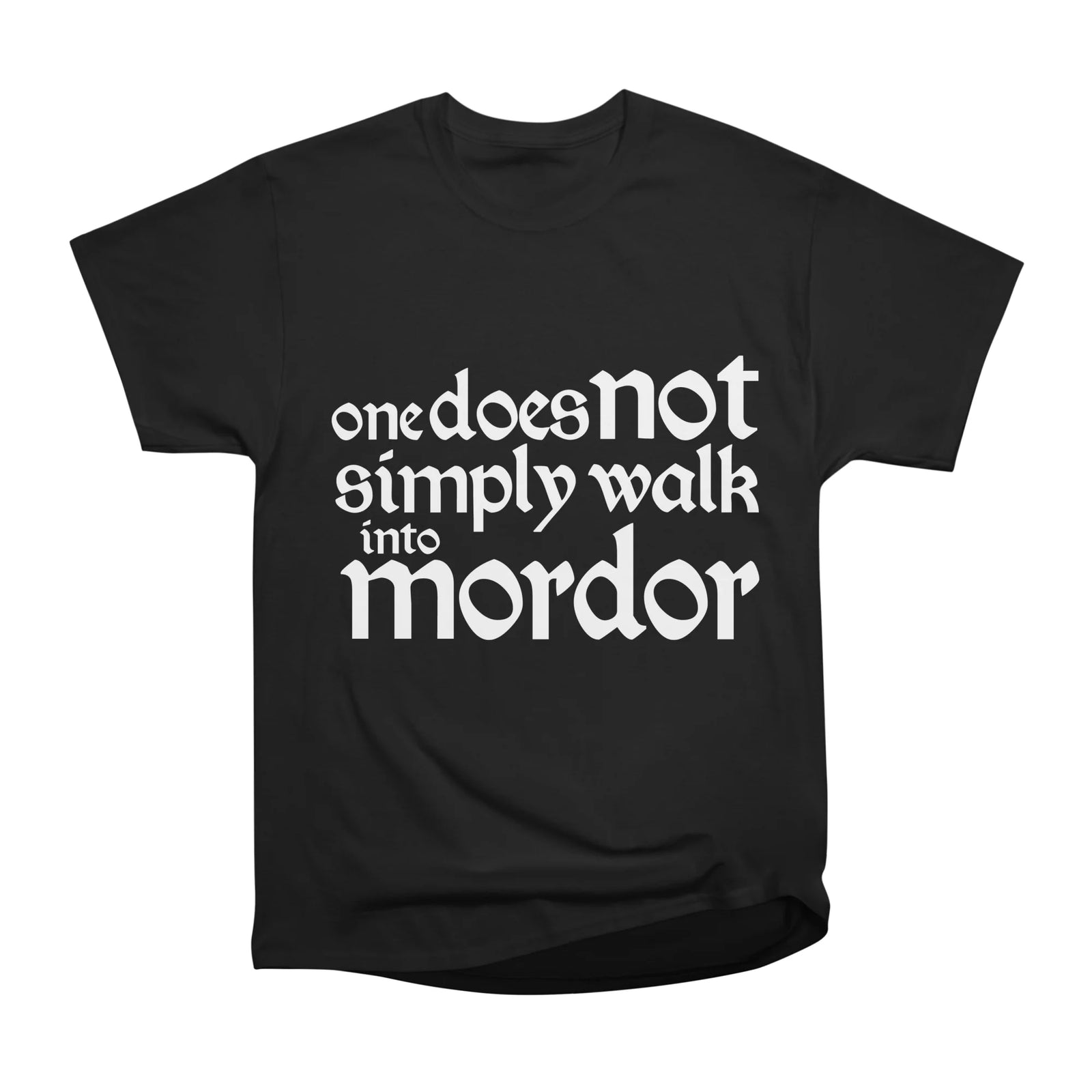 One does not simply
