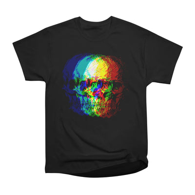 Holographic Skull in Black