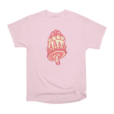 Strawberry Tiered Ice-cream With Cream