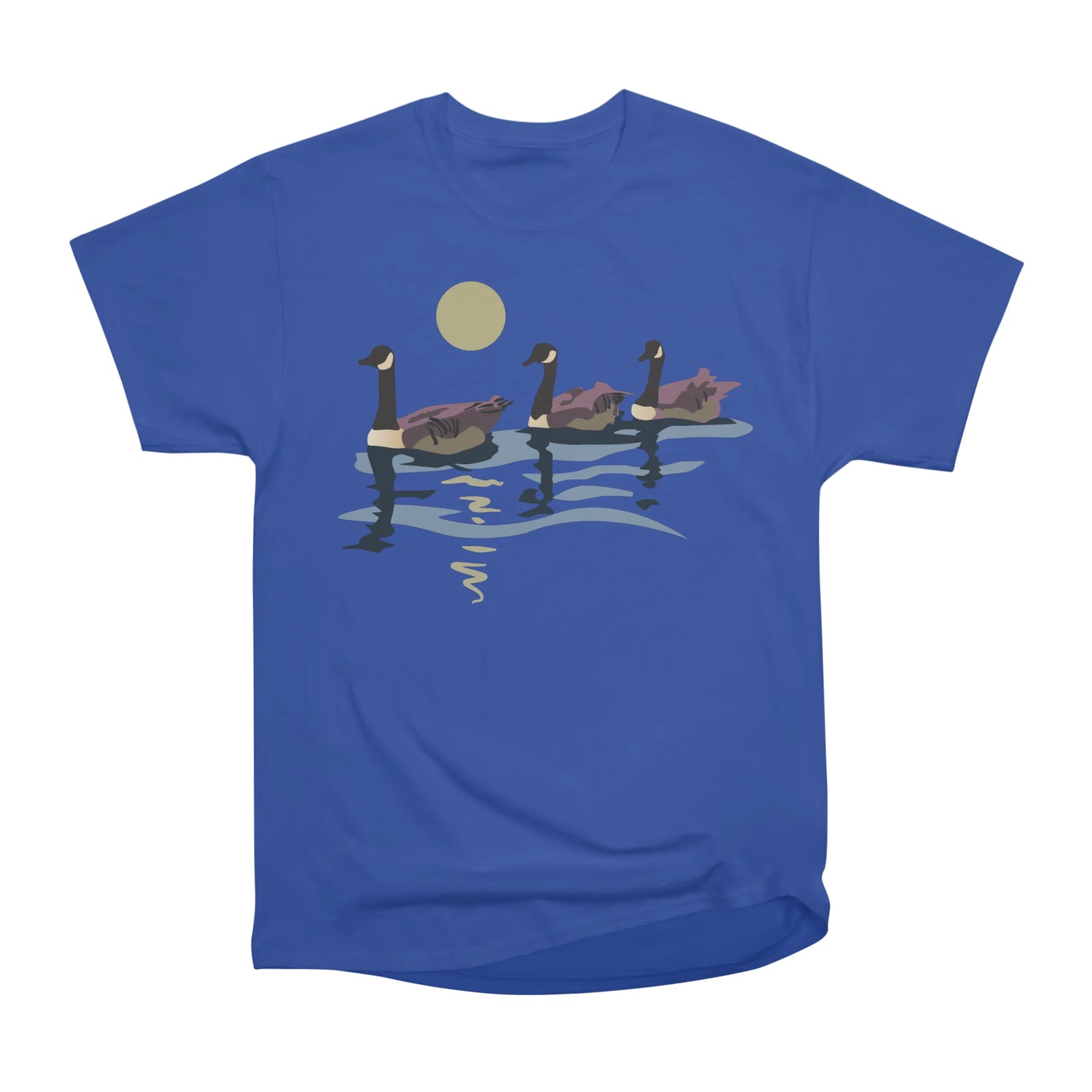 Three Geese On The Water