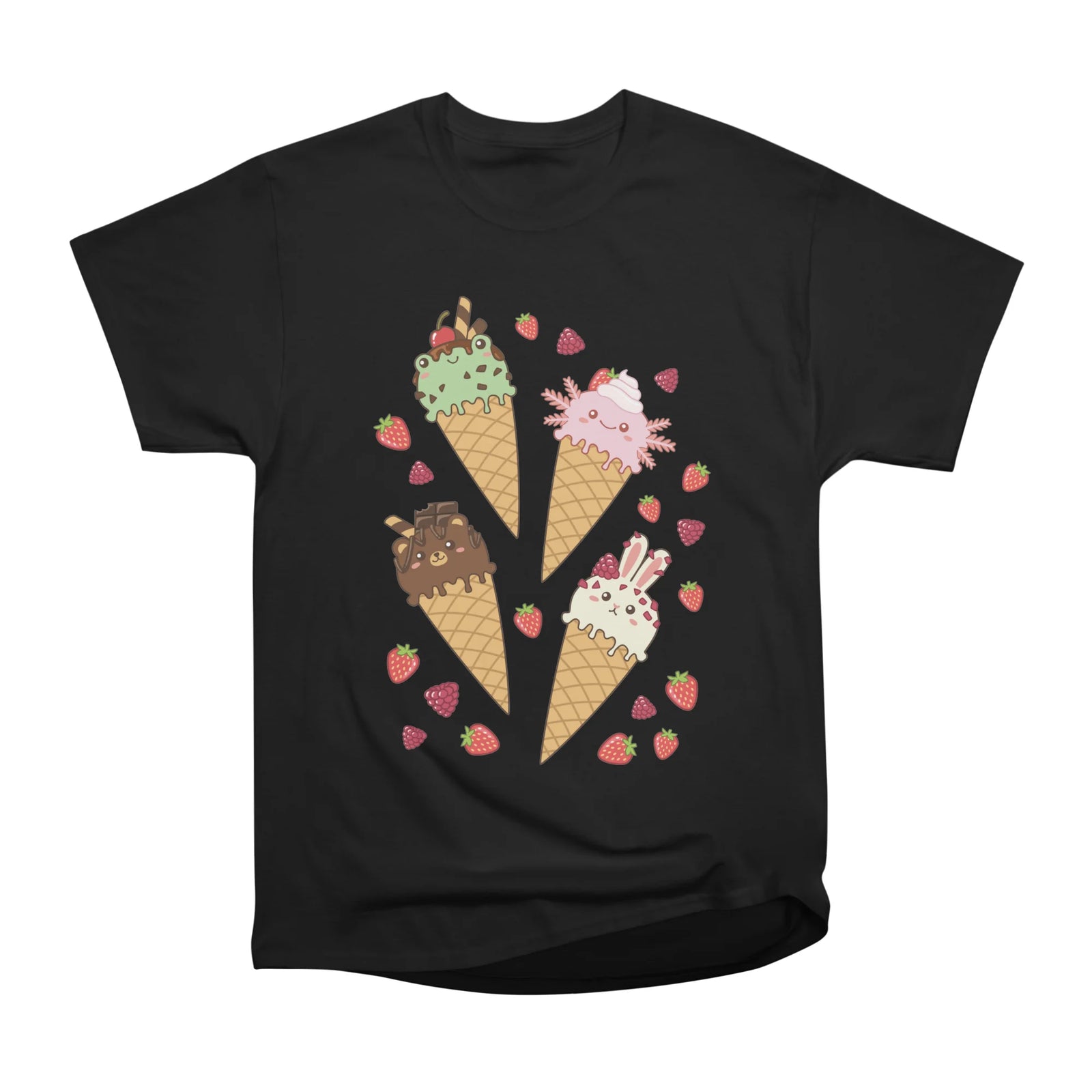Kawaii Ice Cream Animals