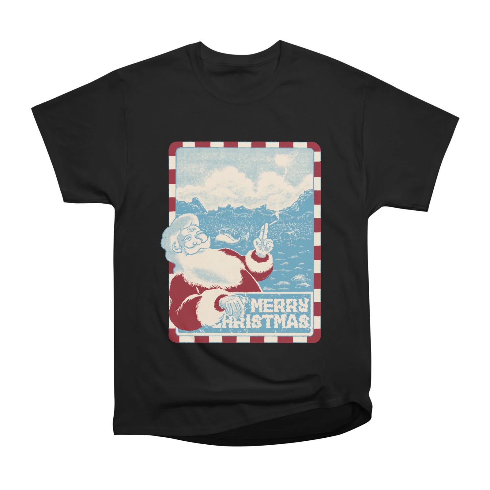 Retro Santa Smoke