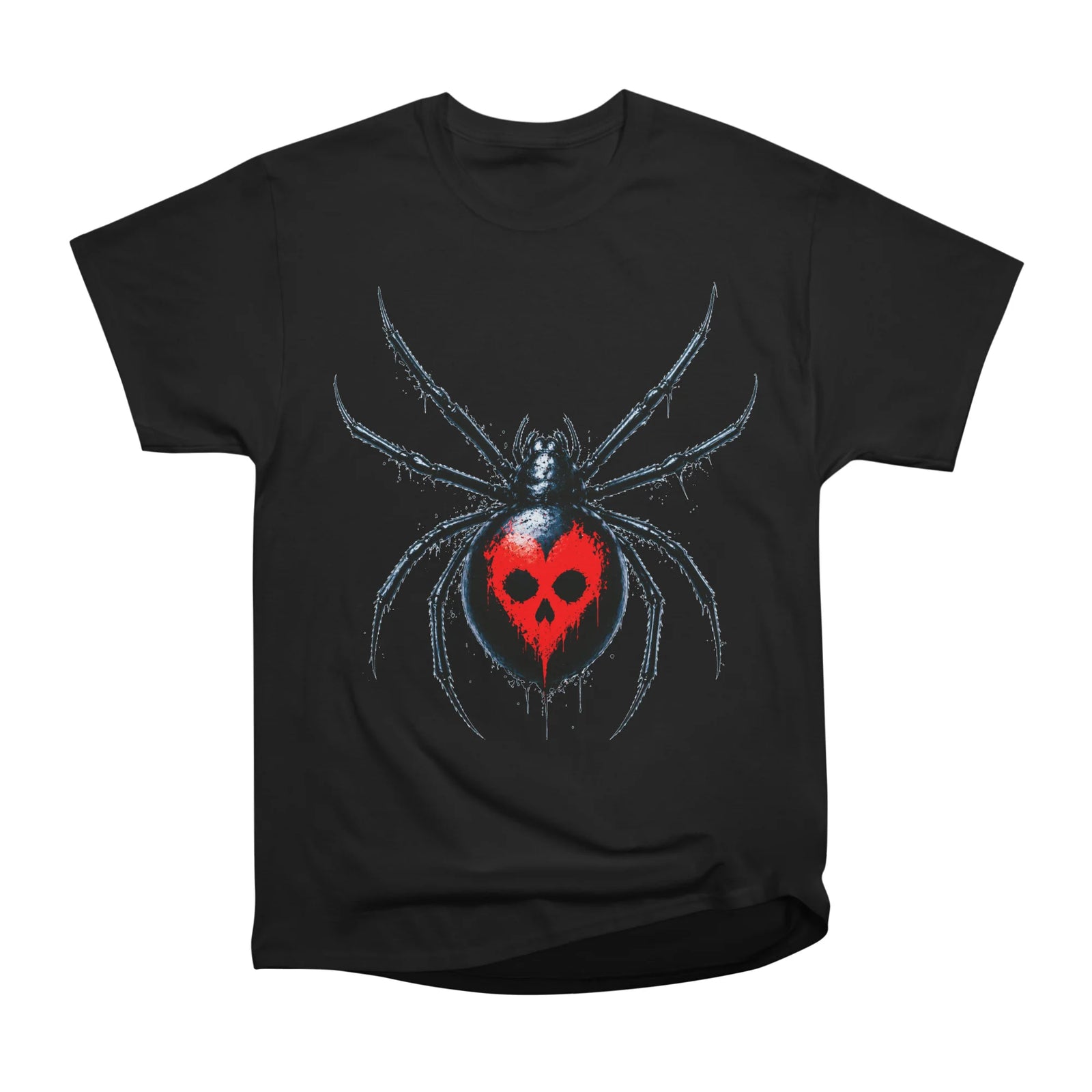 Black Widow With Skull Heart