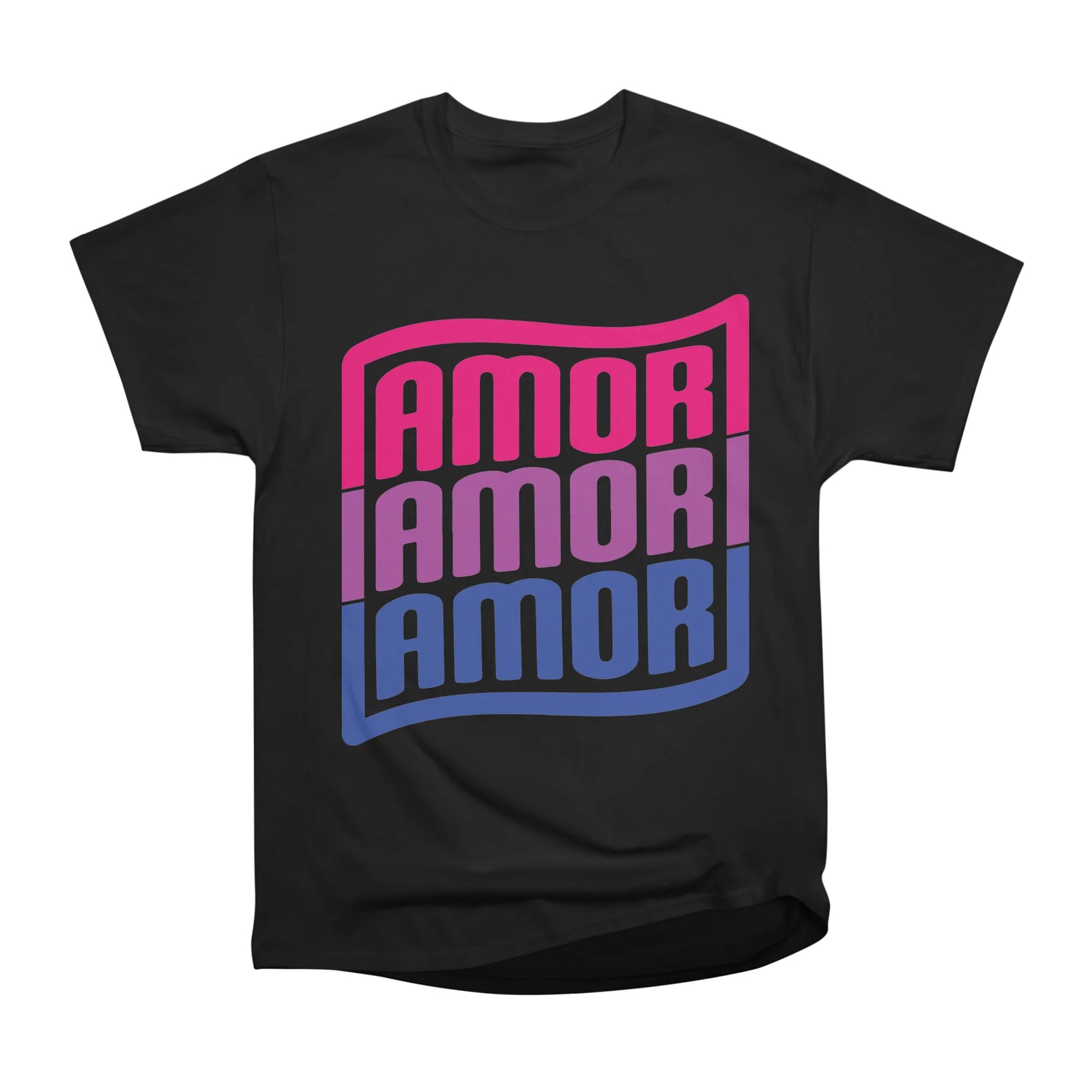 AMOR AMOR AMOR Pride Flag: Bisexual