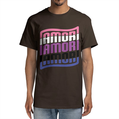 AMOR AMOR AMOR Pride Flag: Genderfluid