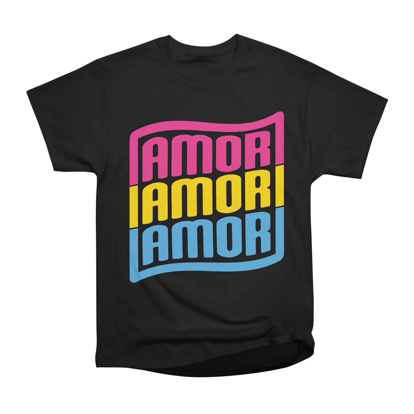 AMOR AMOR AMOR Pride Flag: Pansexual